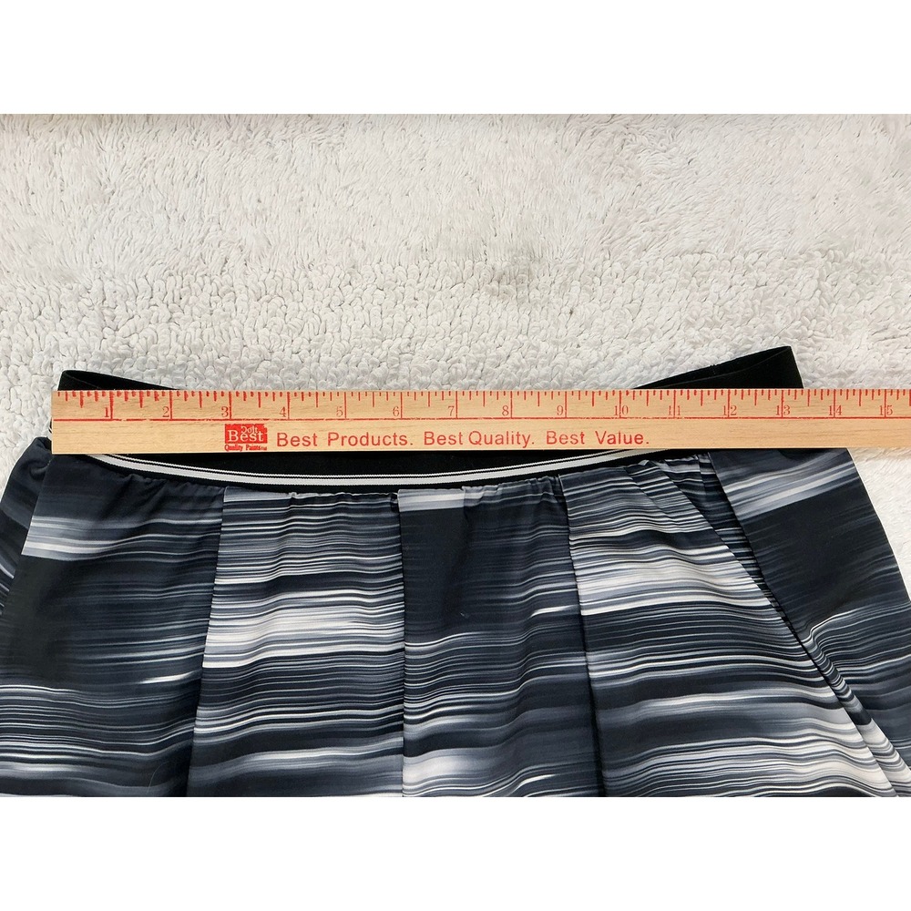 Adidas Response Climalite Tennis Skort Black White Glitch Print Womens Size S - Picture 6 of 7